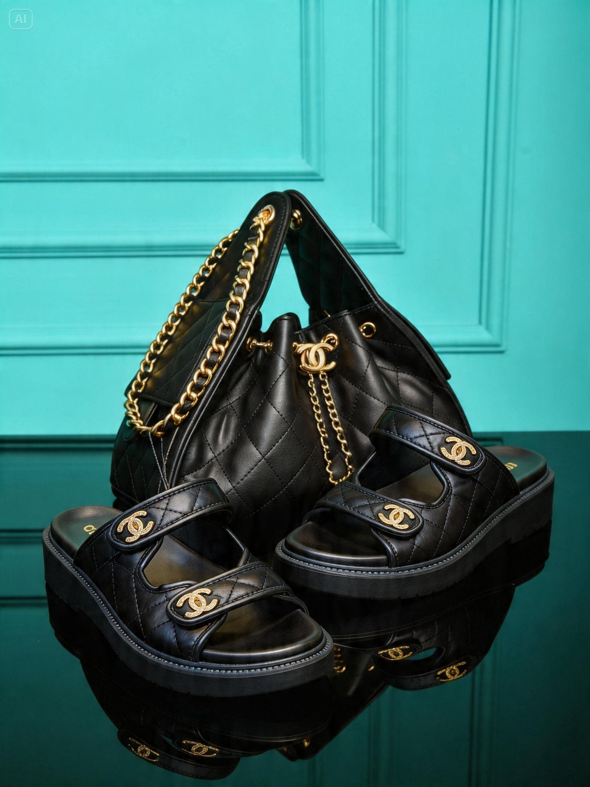 CH 25 Kleine Tasche und Pantoffel