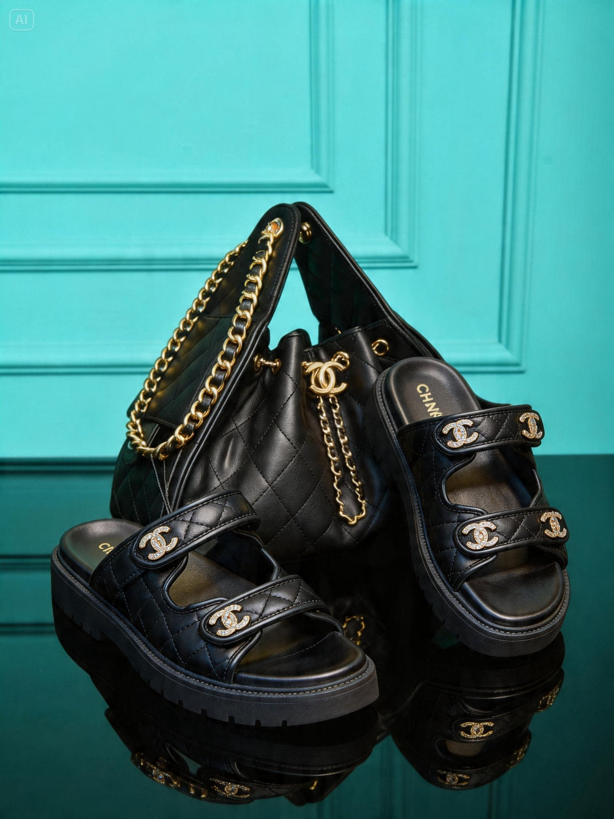 CH 25 Kleine Tasche und Pantoffel