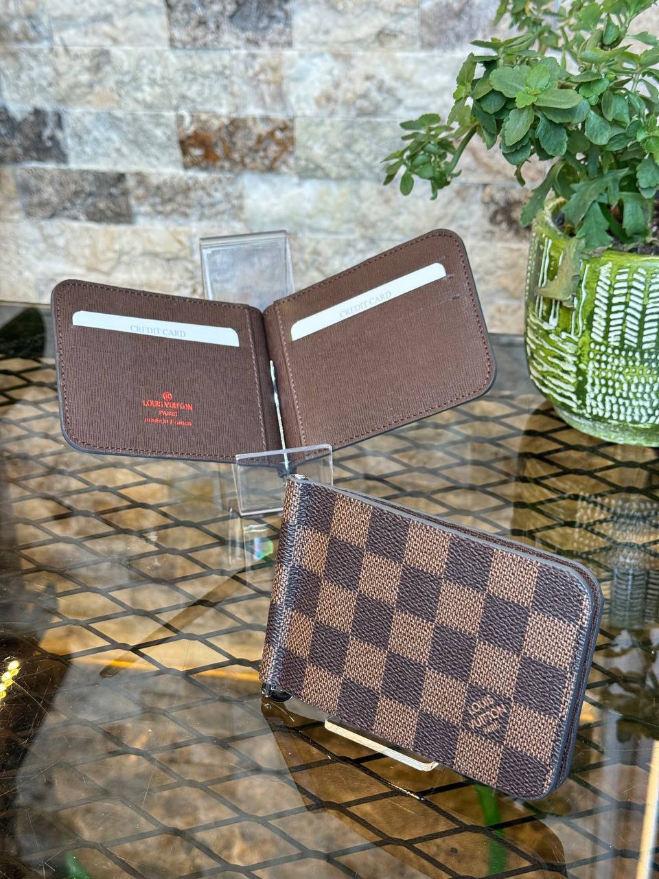 L- Leder-Mini-Brieftasche (v2)