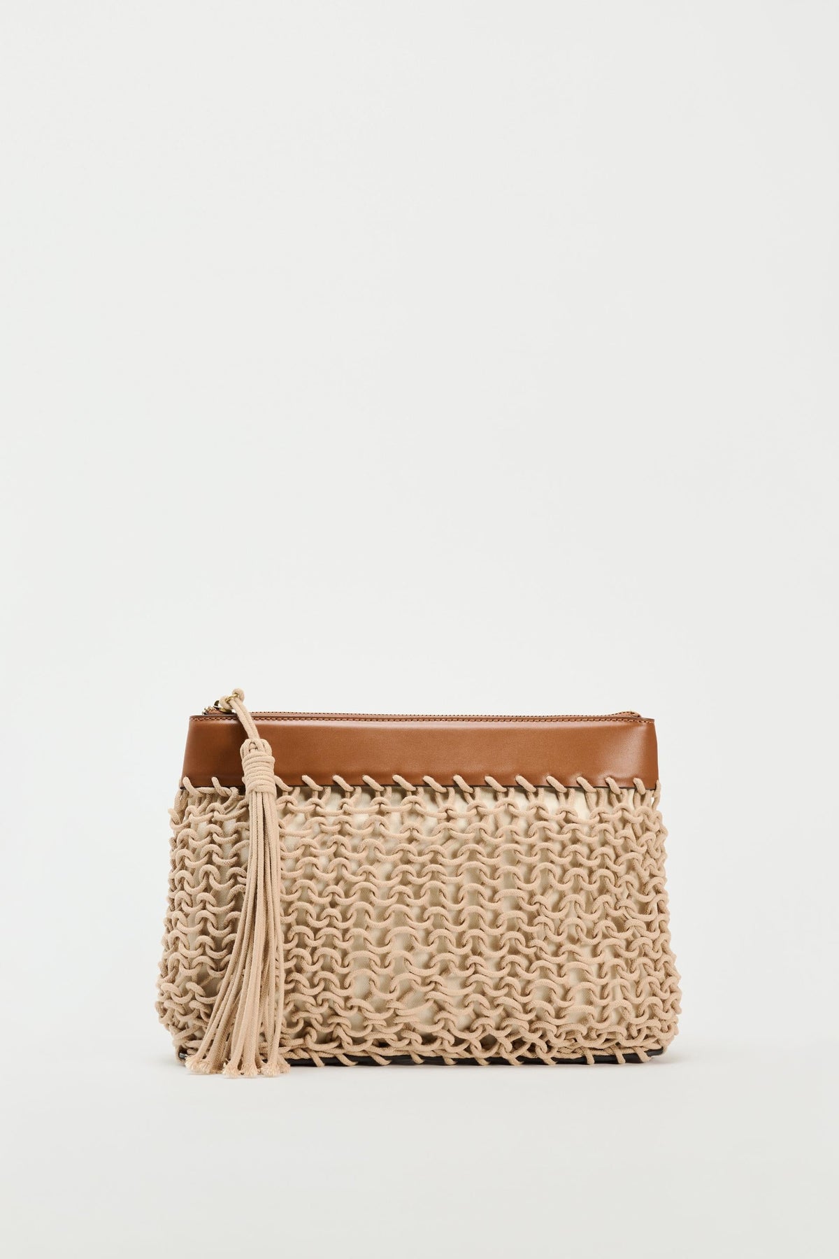 ZARA - GEFLOCHTENE SEIL-CLUTCH