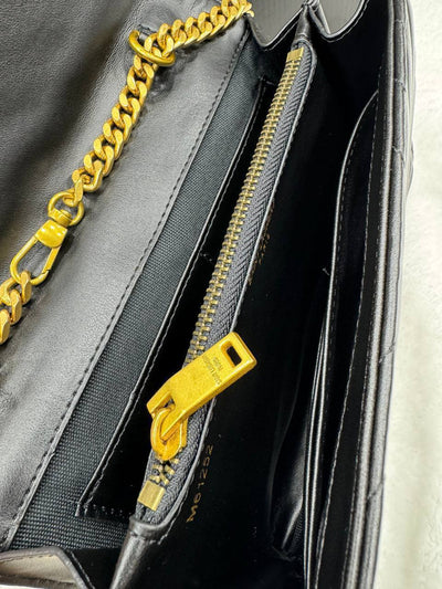 Stepp-Schultertasche (Groß) (Dunkelsilber)
