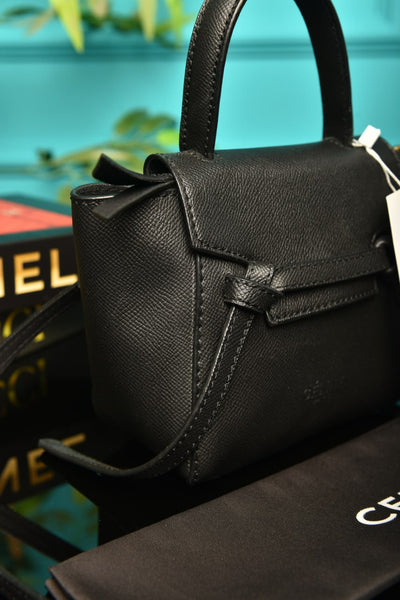 CLN - Nano-Tasche aus genarbtem Kalbsleder