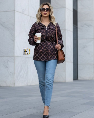 Hooded Trench Coat